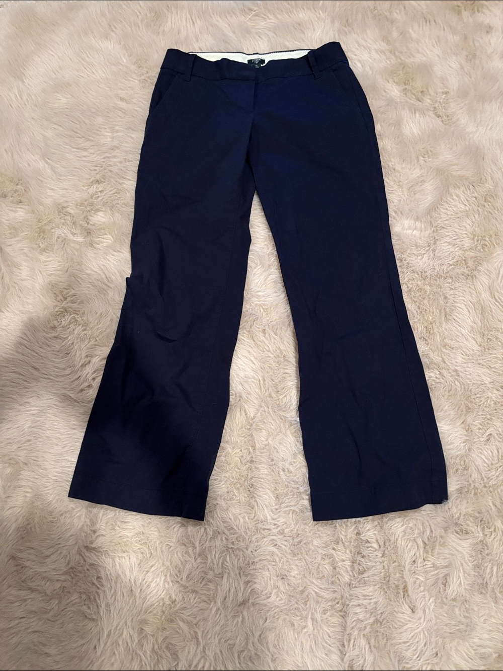J. Crew Navy Boot Cut Dress Pants